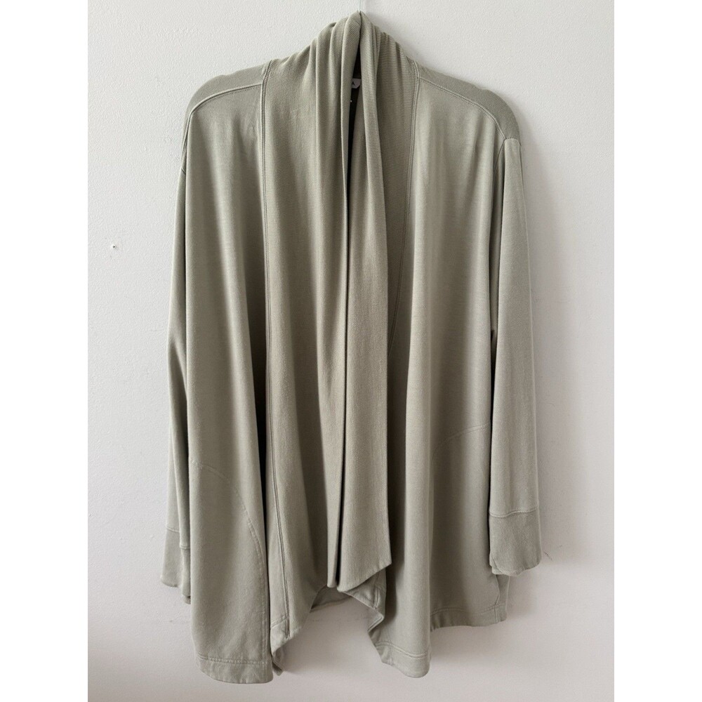 Athleta Pranayama Restore Rib Wrap in Sage Green Women’s Size XL Pockets Lounge - Picture 5 of 10